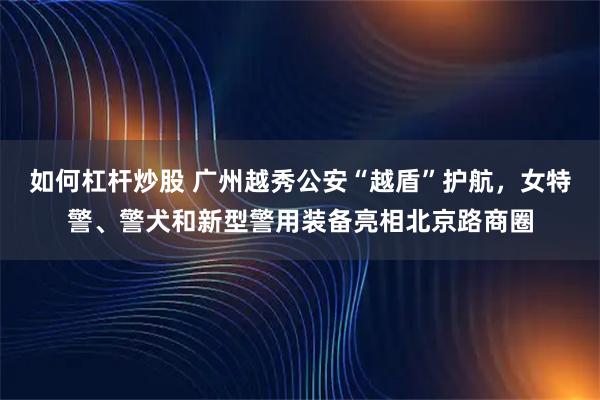 如何杠杆炒股 广州越秀公安“越盾”护航，女特警、警犬和新型警用装备亮相北京路商圈
